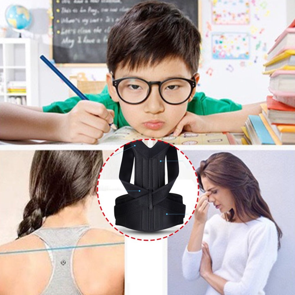 Spine Bending Posture Corrector – Adjustable Back Support for Men & Women