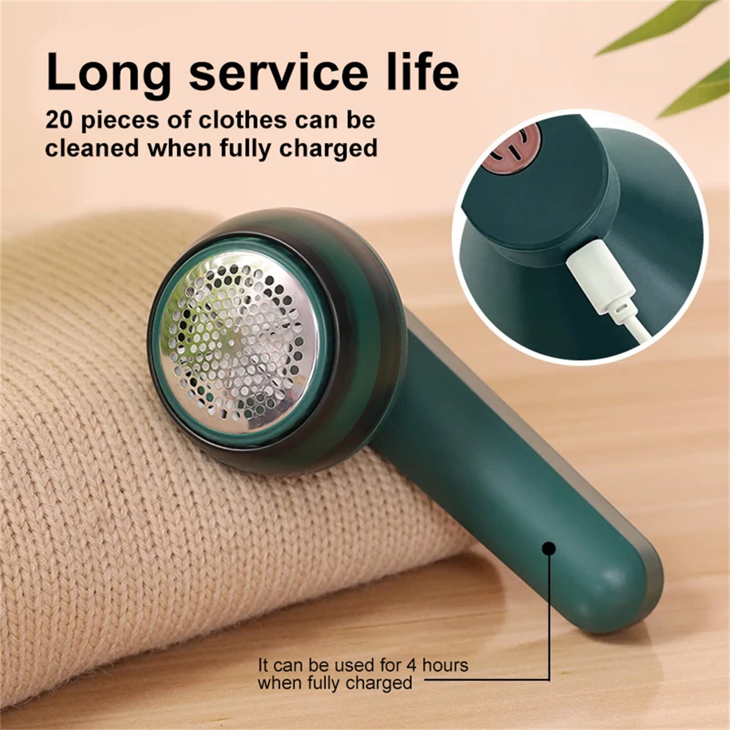 Electric Fabric Lint Remover – Portable Clothes Shaver for Sweaters & Garments