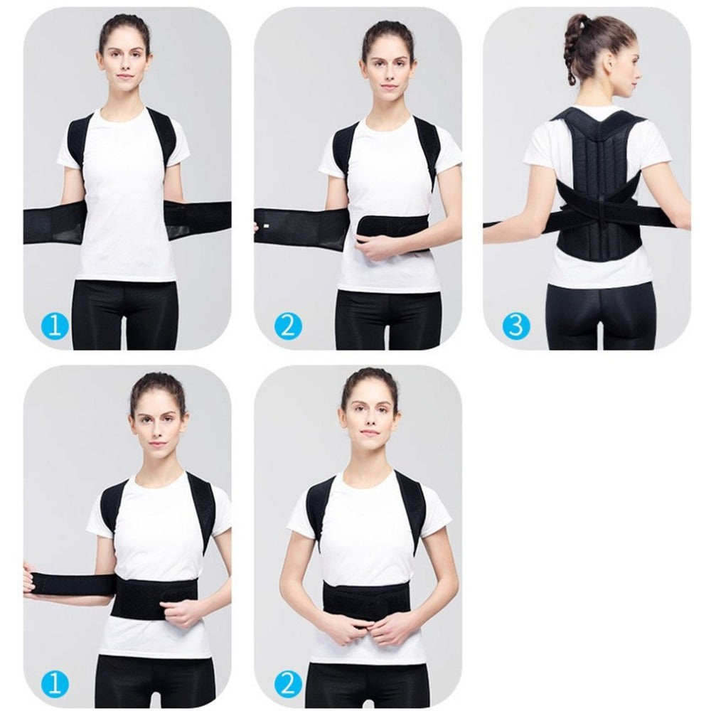 Spine Bending Posture Corrector – Adjustable Back Support for Men & Women