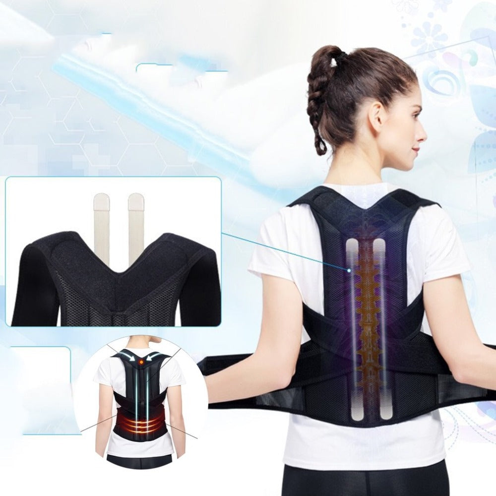 Spine Bending Posture Corrector – Adjustable Back Support for Men & Women