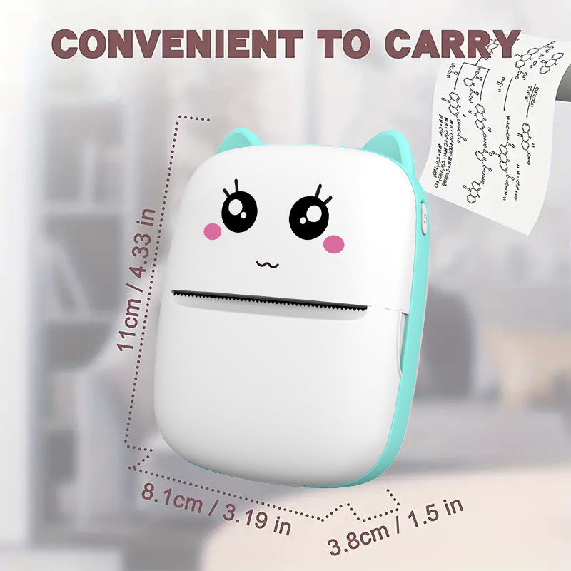 Portable Inkless Printer – Wireless Thermal Printer for Photos, Notes & Labels